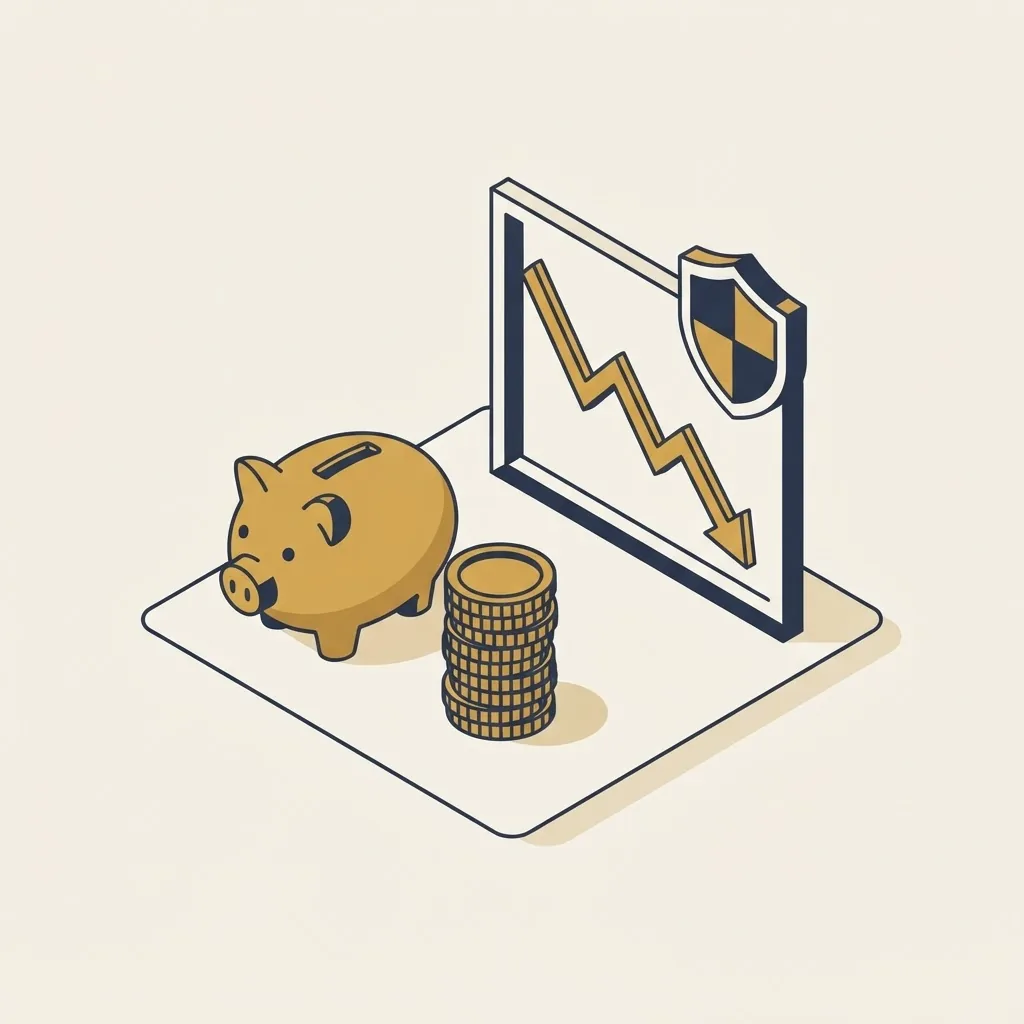 Isometric illustration representing Unemployment Insurance